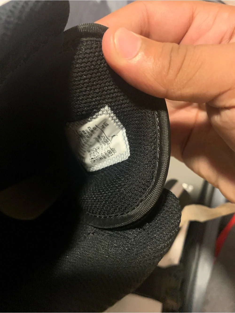 Jordan Men's Black and White High-Top Sneakers